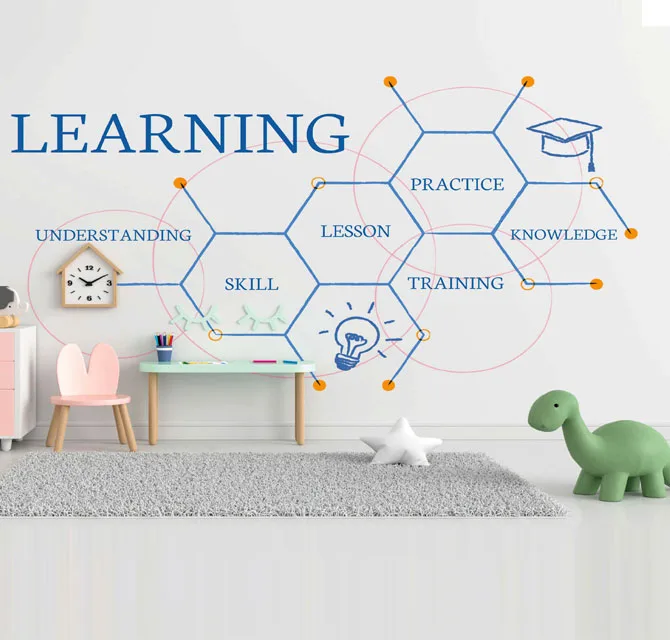 Learning Hexagon Wallpaper