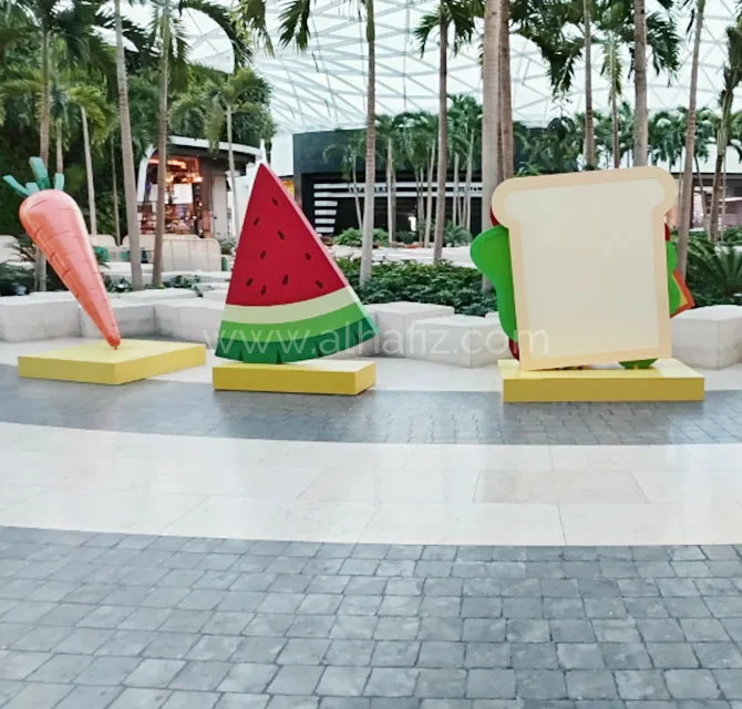 Custom Polystyrene Melon Slice
