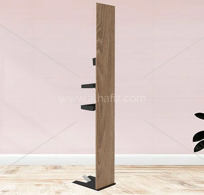 Wooden Sanitizer Floor Stand with Poster Frame