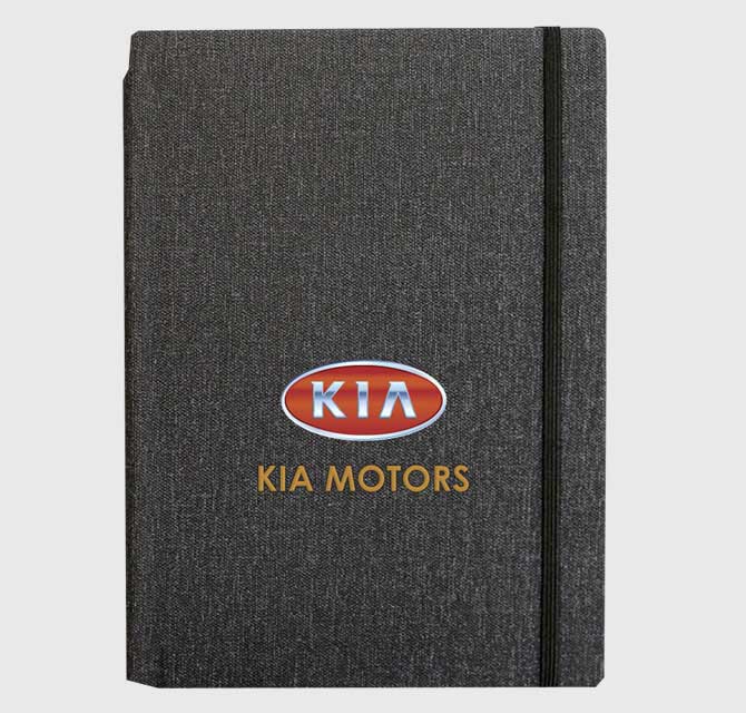 A5 Notebook - Grain Black (Full Color UV Print)