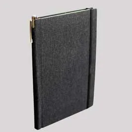 Notebook - (Matt Black) - A5