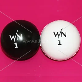 Logo Printed Stress Balls – Black & White