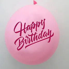 Customized Balloon Pink – Happy Birthday