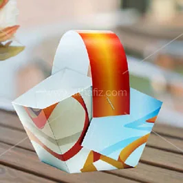 Printed Folding Treat Basket