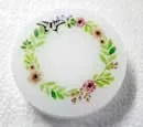 Acrylic Paper Weight - Floral Garland 