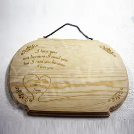 Customize Laser Engraved Wooden Wall Art