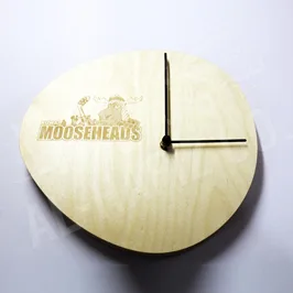 Customize Laser Marked Wooden Clock 
