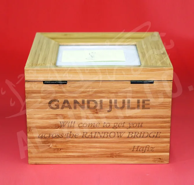 Customize Wooden Box With Laser Marking