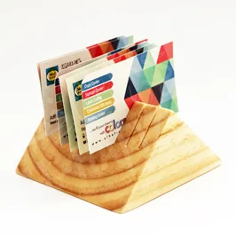 Engraved Wooden Note Holder 