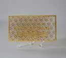 Laser Engraved Name Plate - Golden(Metal)