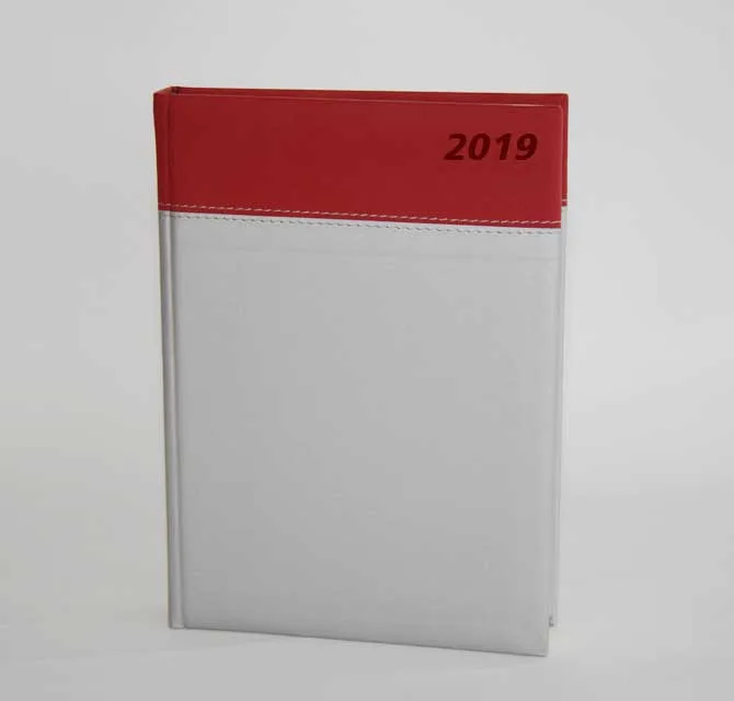 Cream Diary Daily - Mini Executive - Silver Red (2018)