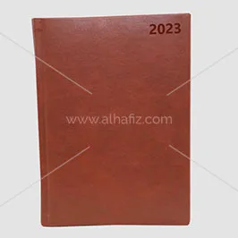 Professional Custom Pu Hardcover Paper Diary 2023 (maroon)