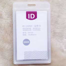 ID Card with Clear Pouch 