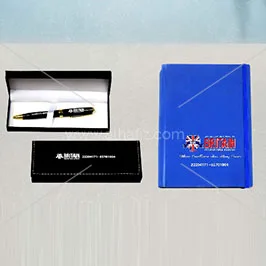 Personalized notebook and pen