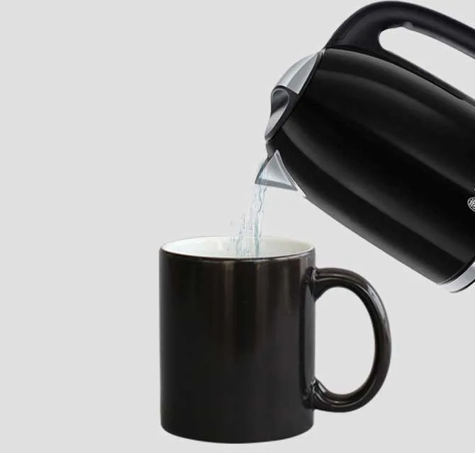 Mug - Colour Changing - Black Matt (Pour In Hot Beverages)