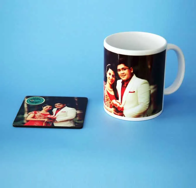 Mug & Tea Coaster - Couple