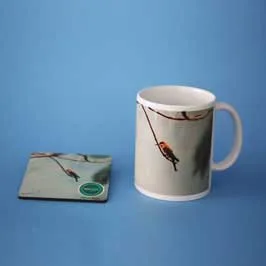 Mug & Tea Coaster - Sparrow