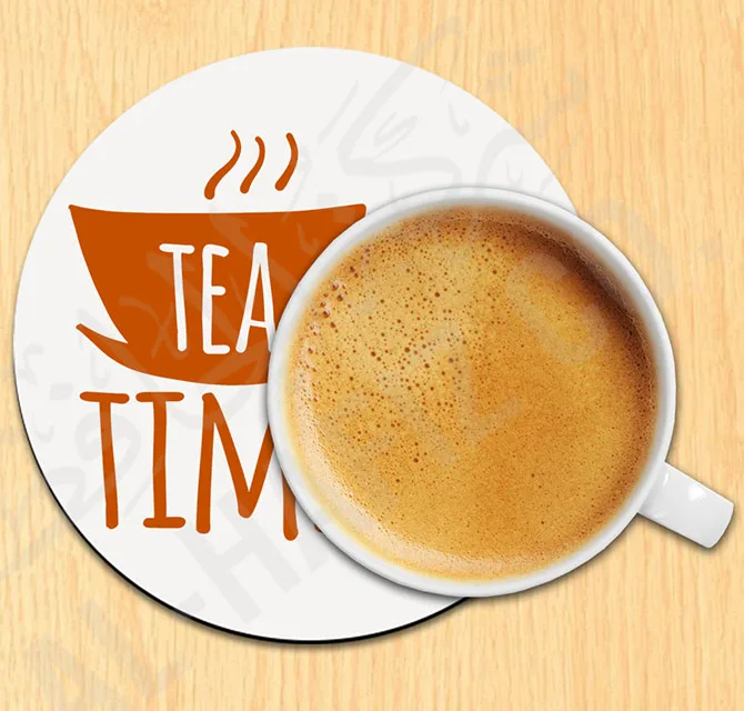 Tea Time Round Coaster