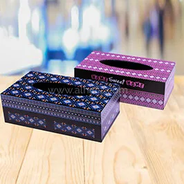 Patterned Printed Tissue Boxes