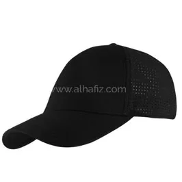 Ace - قبعة رياضية Santhome بخمسة ألواح Dryncool® - أسود