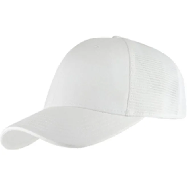 SWIFT - Santhome 6 Panel Trucker Cap - White
