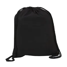 Eco-neutral Cotton Drawstring Bag 240gsm - Black