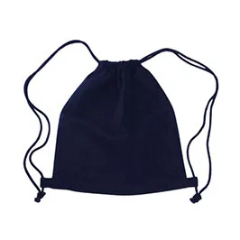 Ringe - Cotton Drawstring Bag - Navy Blue