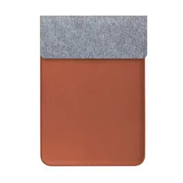 Camden - Giftology 14 Felt Laptop Sleeve With 15w Magnetic Charger - Tan