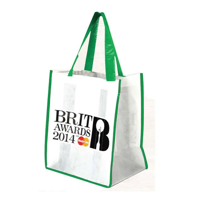 ANOKIS - RPET Shopping Bag White/Green