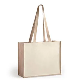 Frunza - Jute Bag With Two-sided Canvas