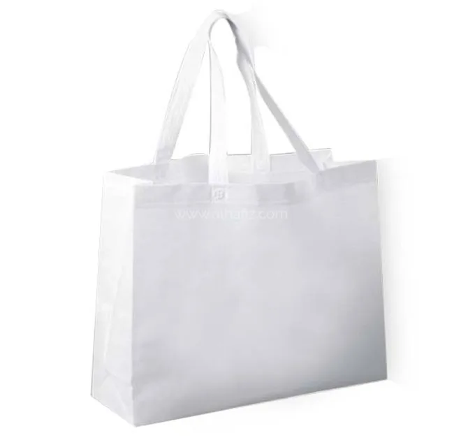 Non-woven Shopping Bag Horizontal - White