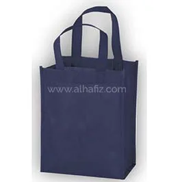 Non-woven Shopping Bag Vertical Navy Blue