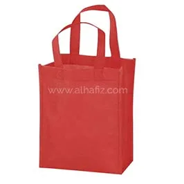 Non-woven Shopping Bag Vertical Red