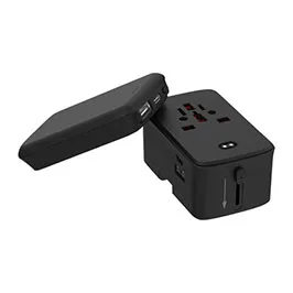 Bilzen - Memorii World Travel Adapter With 5000mah Powerbank