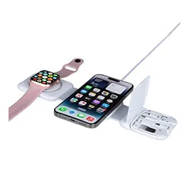 Bolero - Memorii 2 In 1 Wireless Charger With Multi Cable Set - White