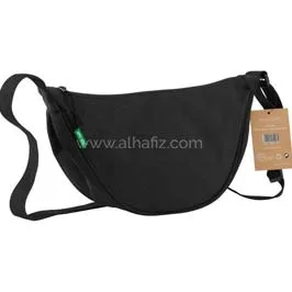Moura - Grs Recycled Half Moon Sling Bag - Black