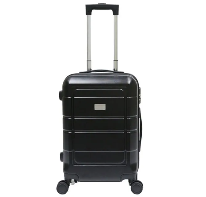 GENOVA - Classic Cabin Trolley Bag - Black