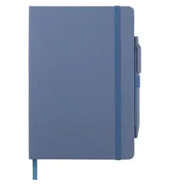 ABULA - eco-neutral® A5 Hard Cover Notebook & Pen Set - Corn Paper