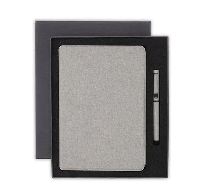 VARDIM - CHANGE ZERO Sustainable Gift Set with Refillable Notebook & Pen - Grey