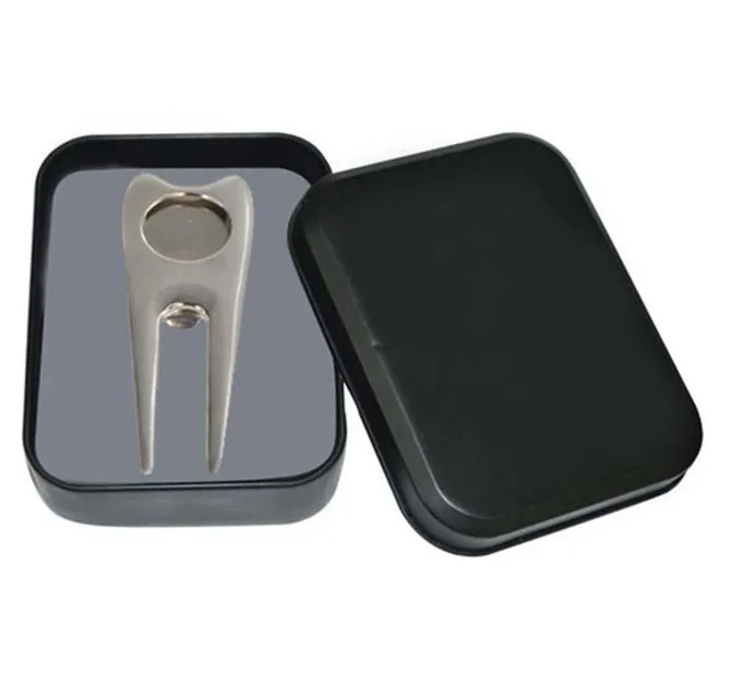 BRUGG - Divot Tool With Ball Marker in a Tin Box