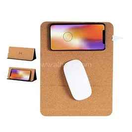 Debno - Giftology Cork Mouse Pad With 15w Wireless Charger