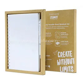 Santhome® Eternity - The Reusable Notebook & Pen Set - White