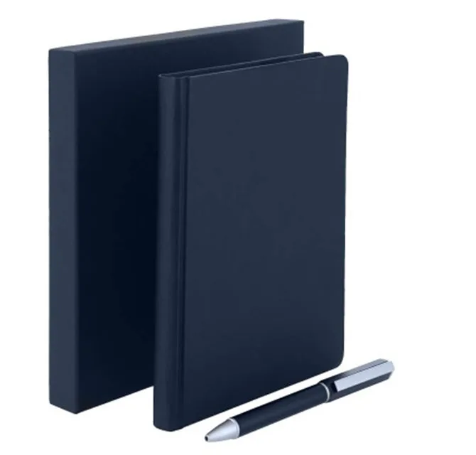 TOMAR - SANTHOME Set Of PU Thermo Notebook And Pen - Blue