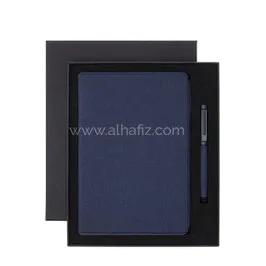 Vardim - Change Zero Sustainable Gift Set With Refillable Notebook & Pen - Navy