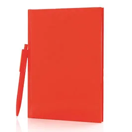 Xd A5 Hard Cover Notebook With Pen - Red