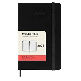 Moleskine 2025 - مخطط يومي 12 شهرًا - غلاف صلب - كبير