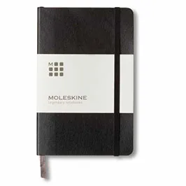 Moleskine - دفتر جيب بغلاف صلب - مسطر - أسود