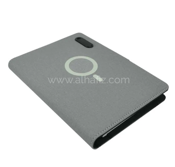 PREETZ - منظم Santhome A5 بشاحن MagSafe 10 واط - رمادي