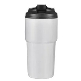 Kavala - Giftology Steel/pp Double Wall Travel Mug 500ml - White
