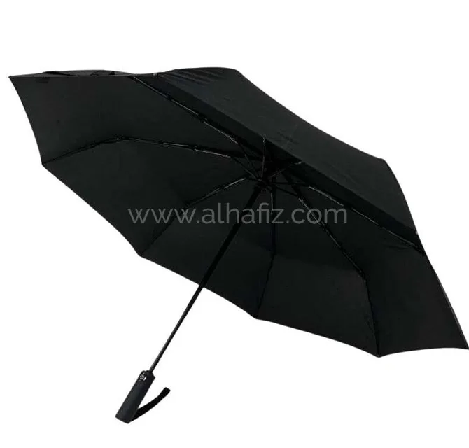 URBINO - Santhome RPET Auto-Open 23 Umbrella with SPF50 UV Protection - Black